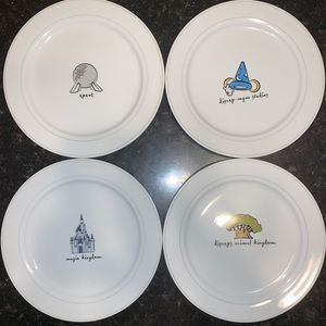Disney Theme Park Limited Edition Plates